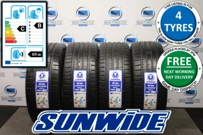 X4 245/35ZR20 245 35 20 95W XL SUNWIDE RS-ONE NEW TYRES *AMAZING 'B' WET GRIP!* - Image 1 of 4