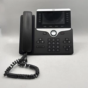 Cisco CP-8861-K9 IP Business Phone With Stand Handset "No Power Supply" - Bild 1 von 14