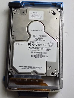 IBM 9.1GB Hard Drive Model DMVC COMP IEC-950 Internal HDD - Image 1 of 4
