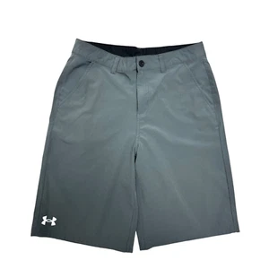 Under armour Youth Boys Bermuda shorts gray with pockets size 20 - Picture 1 of 6