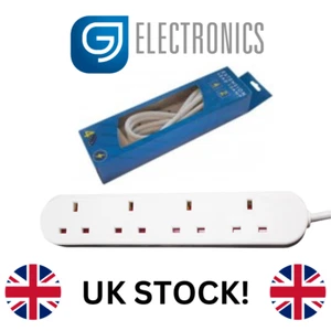 FR45 - 10m - 4 way extension socket 13amp plug (retail packed) - Multiples Avail - Picture 1 of 3
