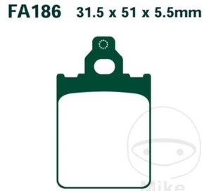 Pastiglie Freno EBC SFA186 per Italjet Formula Piaggio Quarzo Skr 50 125 150 - Foto 1 di 1