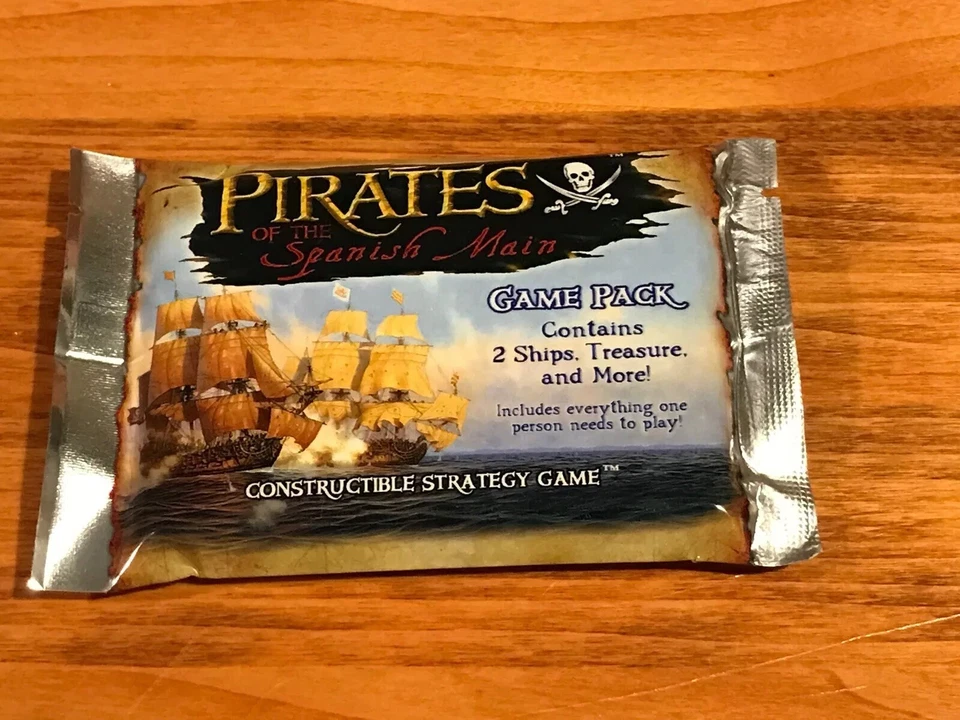 Pirates of the Spanish Main Game Booster Pack   NEW & SEALED   WZK6009   @ 2004  - Image 1 of 4