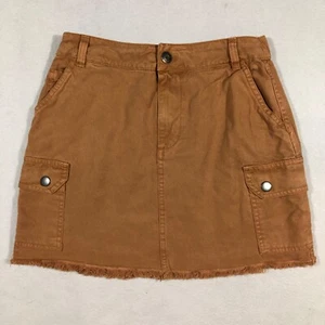 NEU Aeropostale Damen kleiner Cargo Rock rostorange abgeschnitten neu mit Etikett - Bild 1 von 10