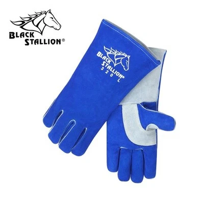 BLACK STALLION 320 LEATHER STICK WELDING GLOVES S-XXL - Image 1 of 2