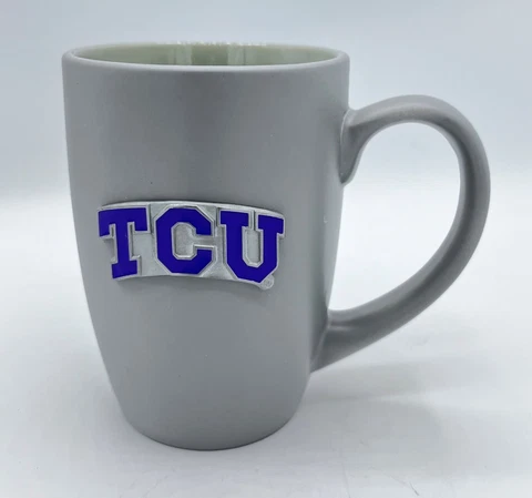 TCU TEXAS CHRISTIAN U HORNED FROGS 15oz CERAMIC BISTRO COFFEE MUG FREE SHIPPING Cover