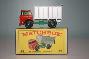 MATCHBOX Number 26 GMC TIPPER TRUCK IN ORIGINAL BOX NEAR MINT - Picture 1 of 7