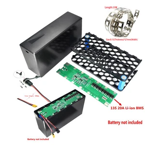 Hágalo usted mismo 48V 13S5P Soporte de caja de batería y 20A BMS y tira de níquel + cable de carga # - Imagen 1 de 16