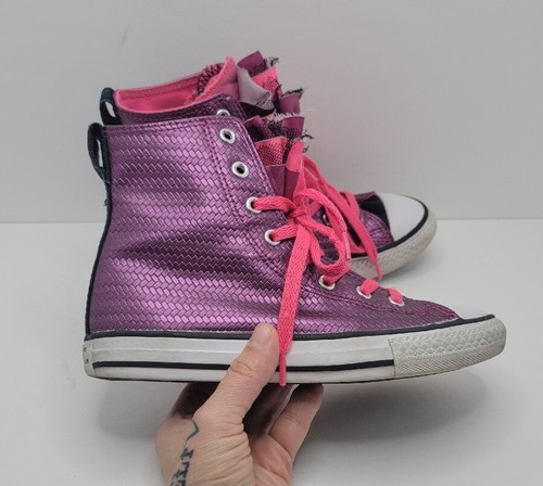 Converse Sneakers hi top All Stars Chuck Taylor's Barbiecore rosa Bambini 2