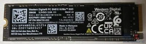 hp SN810 NVME SSD 256GB M.2 2280 SN810 PCIE GEN4X4 TLC  - M54700-002 - Picture 1 of 2