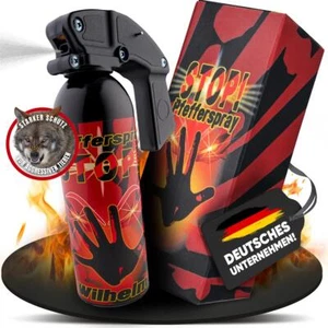 1 x Wilhelm Pfefferspray 470 ml Tierabwehr Selbstverteidigung CS KO Spray - Bild 1 von 5