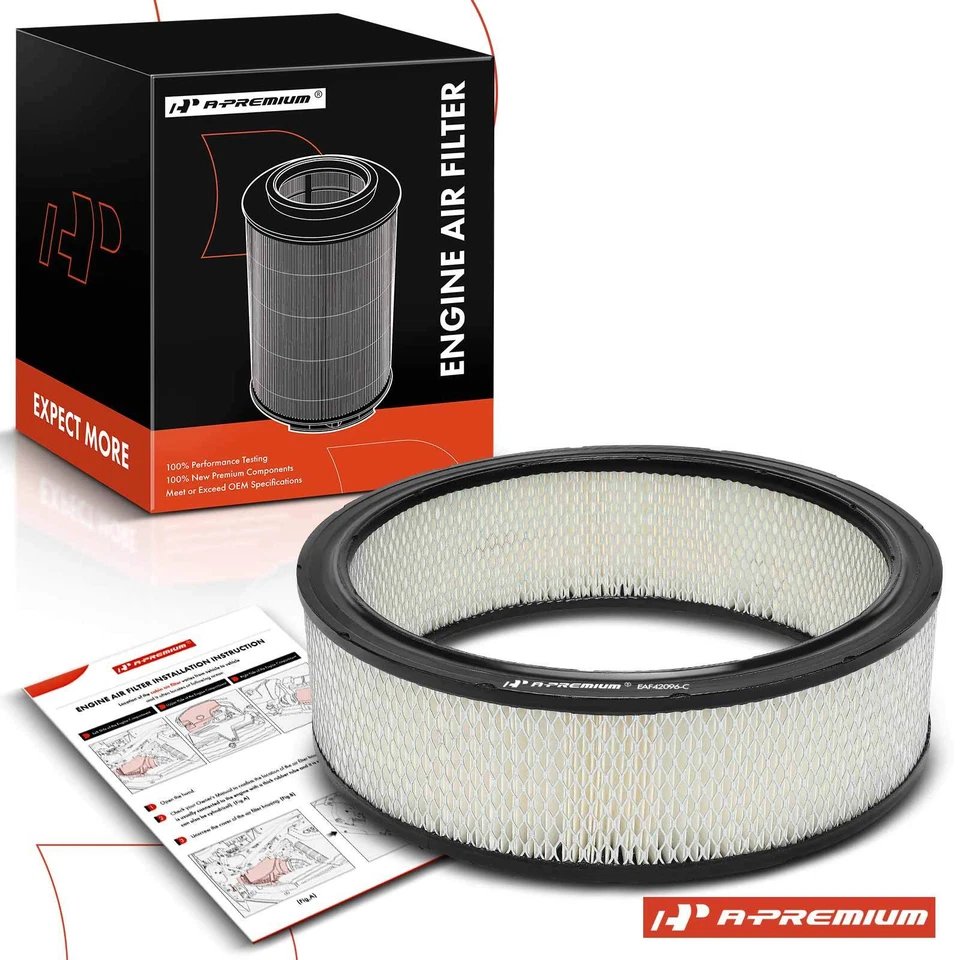 Filtro de ar do motor para Chevrolet C1500 C2500 C3500 Impala GMC K1500 Jimmy Olds - Imagem 1 de 4