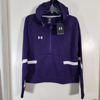 Chaqueta con capucha polar Under Armour Storm para mujer + cremallera completa ajuste corto L Foto 1 de 4