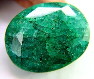 Impresionante piedra preciosa de corte ovalado certificado esmeralda zambiana enorme natural de 463,00 quilates - Imagen 1 de 5
