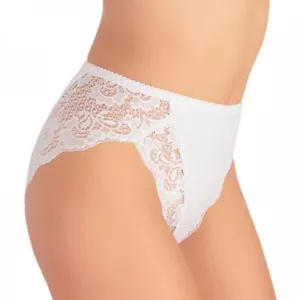 6 Slip midi da donna con pizzo cotone modal elastico Jadea 530 elasticizzata - Foto 1 di 10