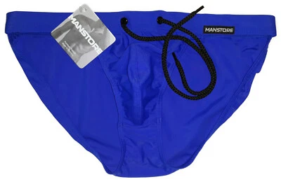 Manstore Badehose Größe XL/7 Badeslip Beachtanga royalblau Microtanga Badetanga  - Bild 1 von 2