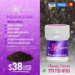 Polvo Integral Semilla De Brasil - Picture 1 of 5