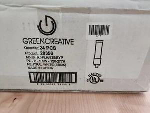 24x Green Creative LED 2 Pin And 4 Pin G24q GX24q G24d GX24d CFL Replacement - Picture 1 of 6