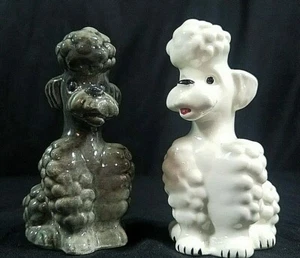 Goebel Gray White Poodle Dog Figurine West Germany - Picture 1 of 11