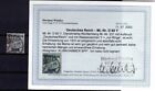 Dr - Service 60Y Wasserzeichensorte Postmarked BPP Certificate (19132