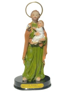 San José con Niño Jesús - San José Conbeby Jesús Estatua 5" Religión y Espíritu - Imagen 1 de 3