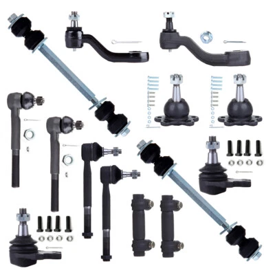 14x For GMC K1500 Suburban Front Upper Lower Ball Joints Tie Rods Pitman Arm Kit - Image 1 of 4