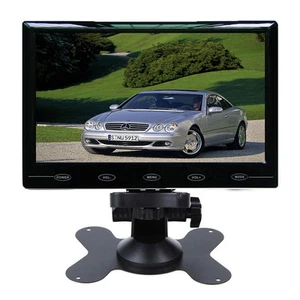 9" TFT LCD Color Ultra Thin 800x480 AV 2-CH Input Car Rear View Headrest Monitor - Picture 1 of 10