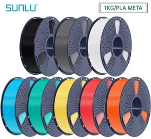 【BUY 10 PAY 6】SUNLU PLA Meta Filament Better Liquidity Filaments 1KG/2.2LBS - Picture 1 of 32