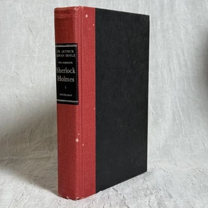 Vtg 1930 The Complete Sherlock Holmes Vol 1 Sir Arthur Conan Doyle Hardcover - Picture 1 of 11