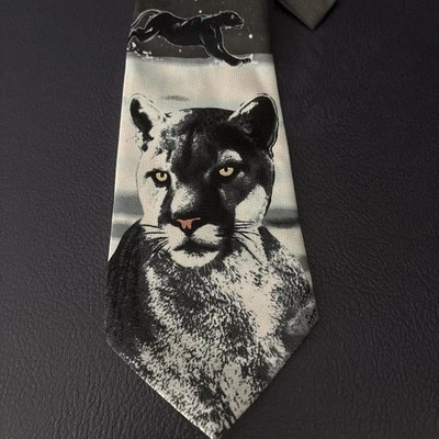 "Corbata de colección años 90 A Rogers Cougar 4"" buena calidad nueva sin etiquetas" Foto 1 de 4