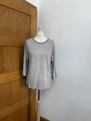 Wrap London Linen Long Sleeve Top Colour Khaki Size 14 - Image 1 of 4