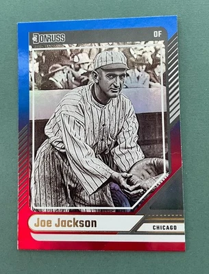 2024 Panini Donruss бейсбол Джо Джексон красный и синий фольга #32 - Изображение 1 из 2