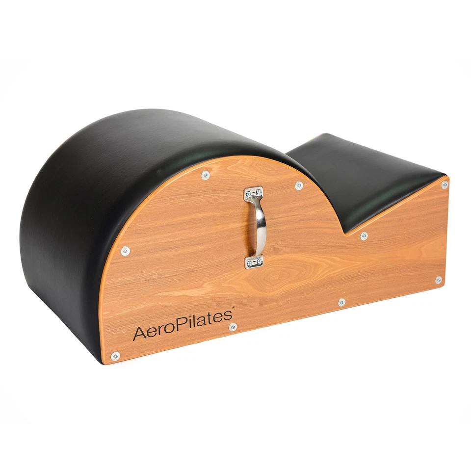 Corrector de postura de columna acolchada de madera Stamina AeroPilates barril de estiramiento Foto 1 de 4