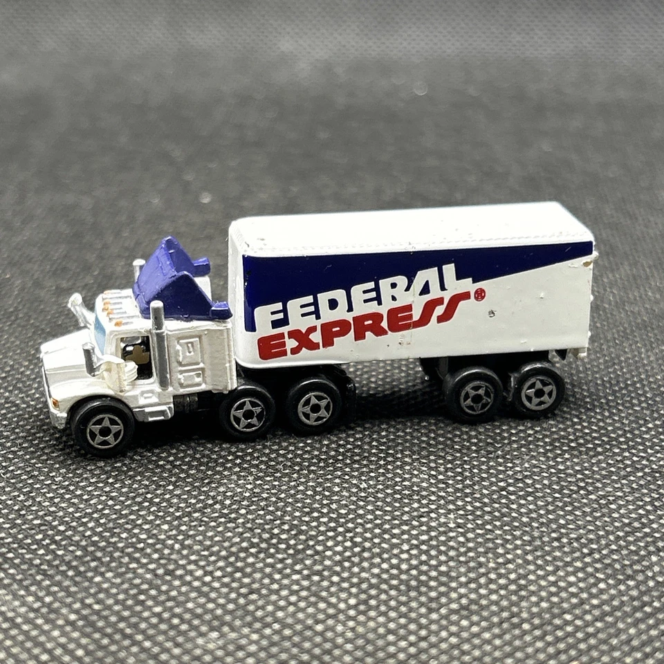 RARISSIMO Micro Machines Vintage Galoob 1990 Semi Camion Federal - Immagine 1 di 4