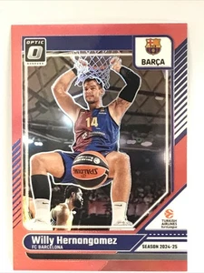 2024-25 DONRUSS EUROLEAGUE BASKETBALL Willy Hernangomez  #146 RED #90/99 - Picture 1 of 2