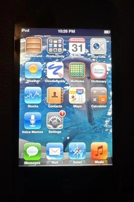 iPod 4th Gen Touch (32 GB) A1367 Fast Shipping Very Good Used 2 - Image 1 of 3