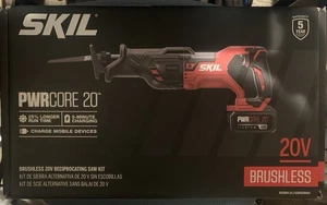 SKIL 20V Brushless Reciprocating Saw Kit PWRCORE 20 Lithium 4Ah BRS5884-1A - Picture 1 of 2