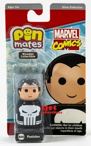 EE Toys Marvel Comics Pin Mates S05 Punisher Wooden Collectible 2018 New - Picture 1 of 4
