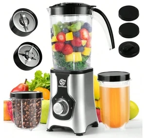 SUPERLEX 6-IN-1 Multi Jug Blender Food Processor Smoothie Maker Juicer Chopper - Picture 1 of 11