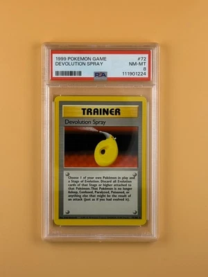 Pokemon Devolution Spray 072/102 Base Set PSA 8 - Image 1 of 2