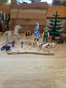 Vintage 1993 Playmobil 3628 Falconer/Hunting Party Set Complete - Picture 1 of 7