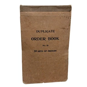 Vtg Duplicate Order Book - Imagen 1 de 7