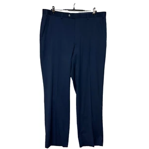 Alfani Pants Mens 38x32 Blue Regular Fit Measures 38x32 Chino Office Casual - Picture 1 of 9