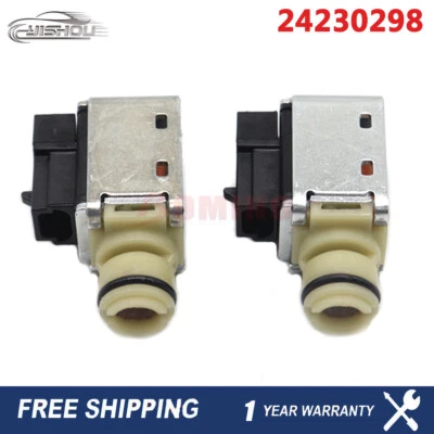 24230298 para Chevy Silverado GMCTtransmission 1-2 2-3 A & B Shift Solenoide 2 un. Foto 1 de 4