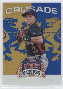 2015 Panini Stars and Stripes Crusade Blue Jacob Blas #46