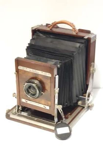 Used Deardorff 8x10 Wooden Field Camera w/Schneider-Kr. Angulon 210mm f6.8 Lens - Picture 1 of 8