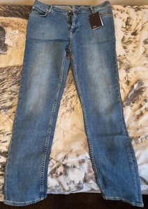 ASOS Jeans mens W34 L30 blue Denim Pants Relaxed Tapered, medium wash - Picture 1 of 3