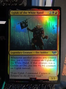 MTG Ugluk of the White Hand 235 Foil Lord of the Rings Tales of Middle Earth  - Picture 1 of 2