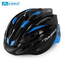 INBIKE Adults EPS Breathable Safe Stoving Varnish Riding Helmet - BLUE