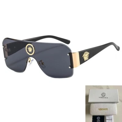 Nuevas gafas de sol cuadradas Versace para hombre gafas para montar al aire libre moda con caja Foto 1 de 4